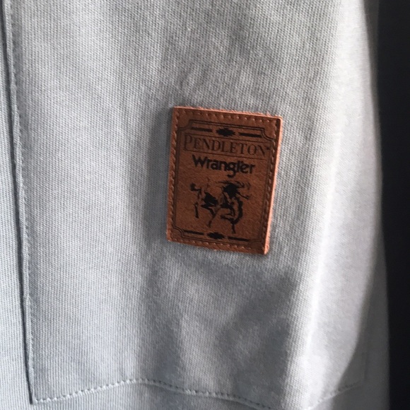 Pendleton Whiskey and Wrangler short sleeve men’s mid weight shirt - Picture 4 of 11